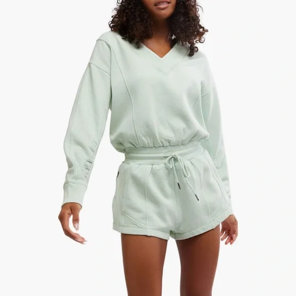 Last 1! NWT Free People x FP Movement Intercept Romper in Mint - Picture 3 of 15